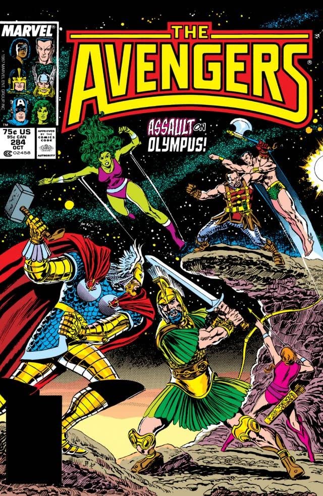 The Avengers #284 cover