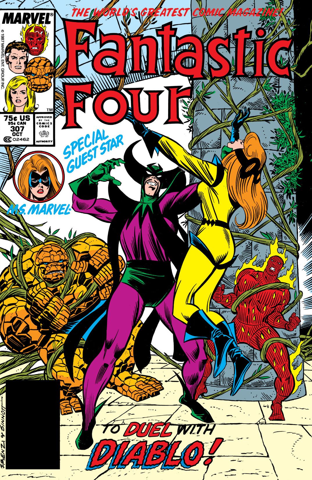 Fantastic Four #307 cover
