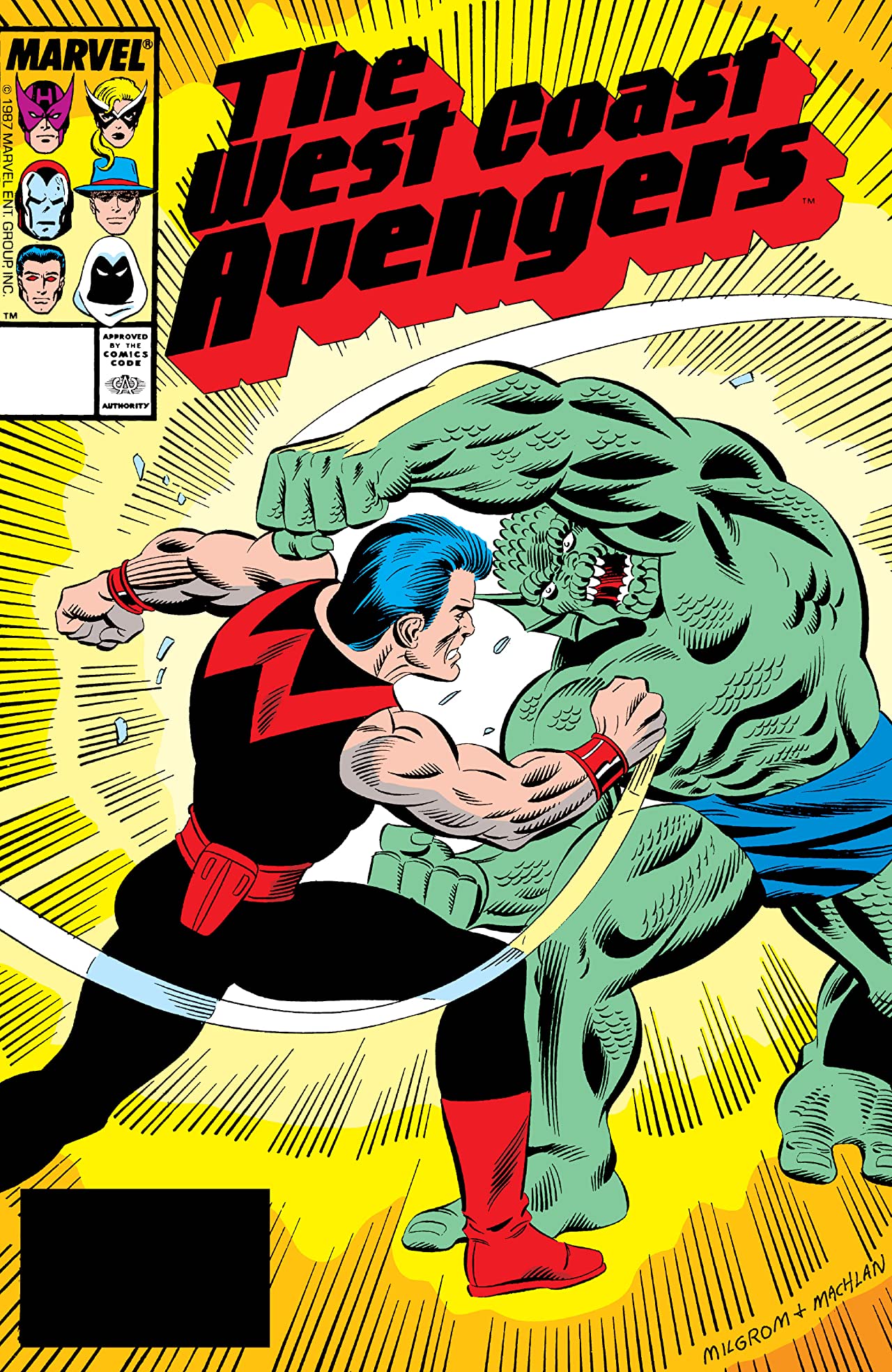 West Coast Avengers #25 cover