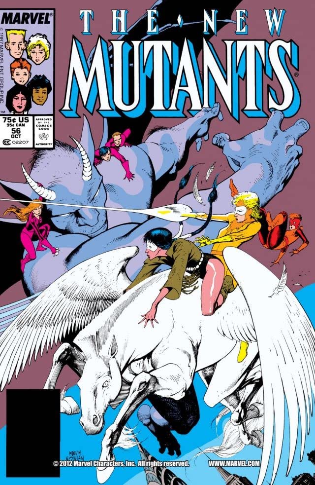 The New Mutants #56 cover
