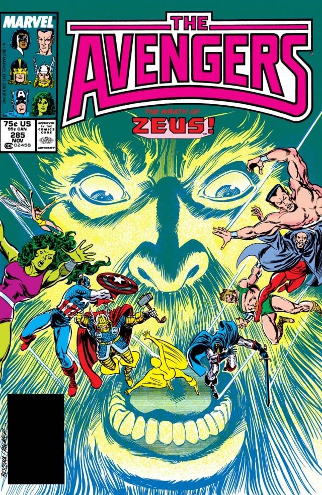The Avengers #285 cover