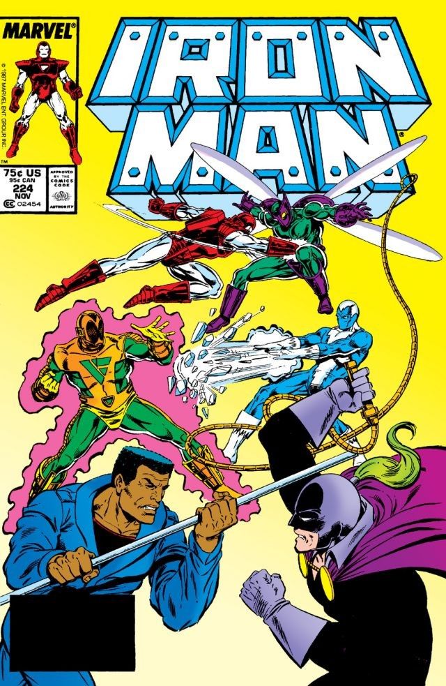 Iron Man #224 cover