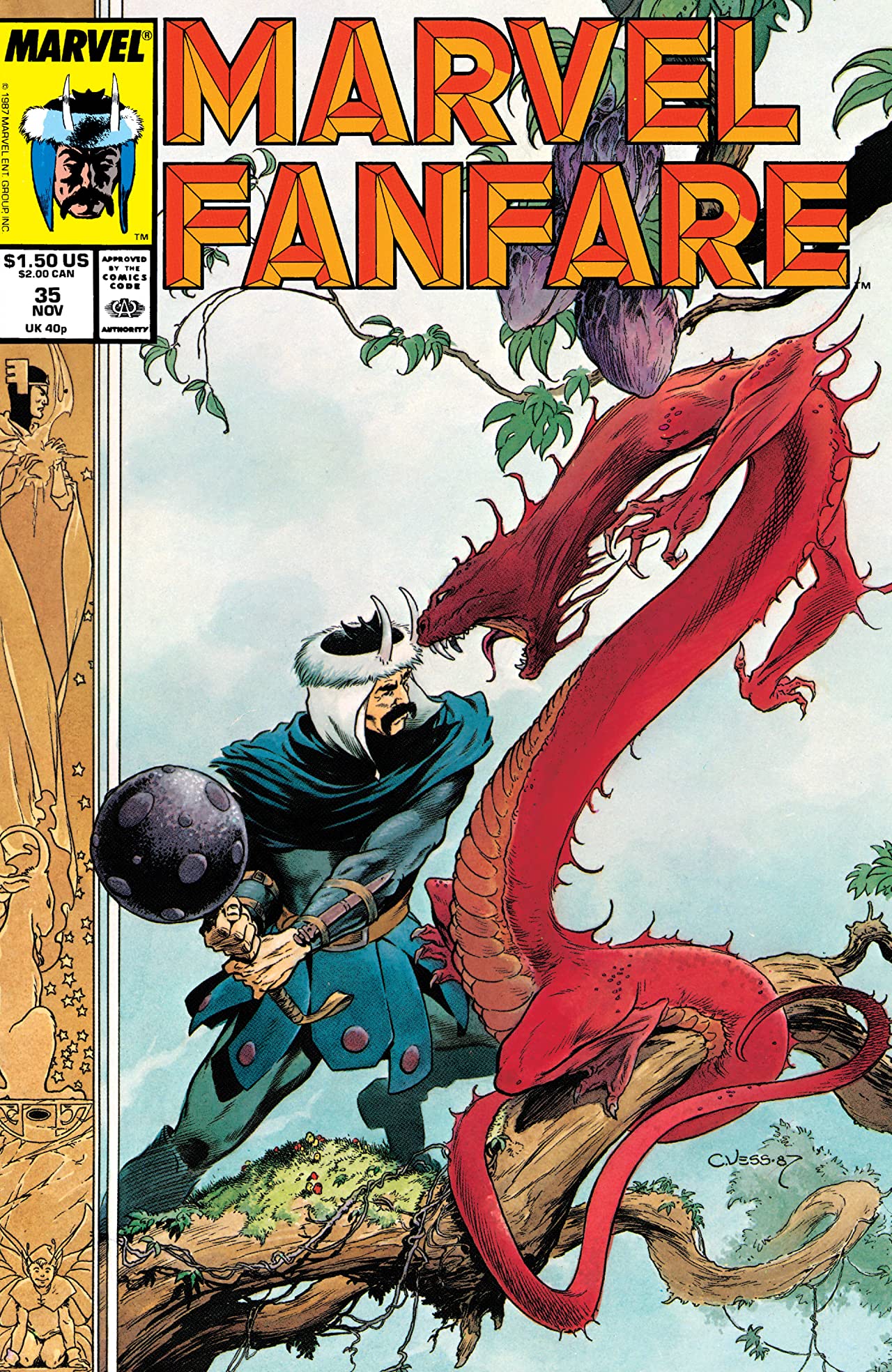 Marvel Fanfare #35 cover