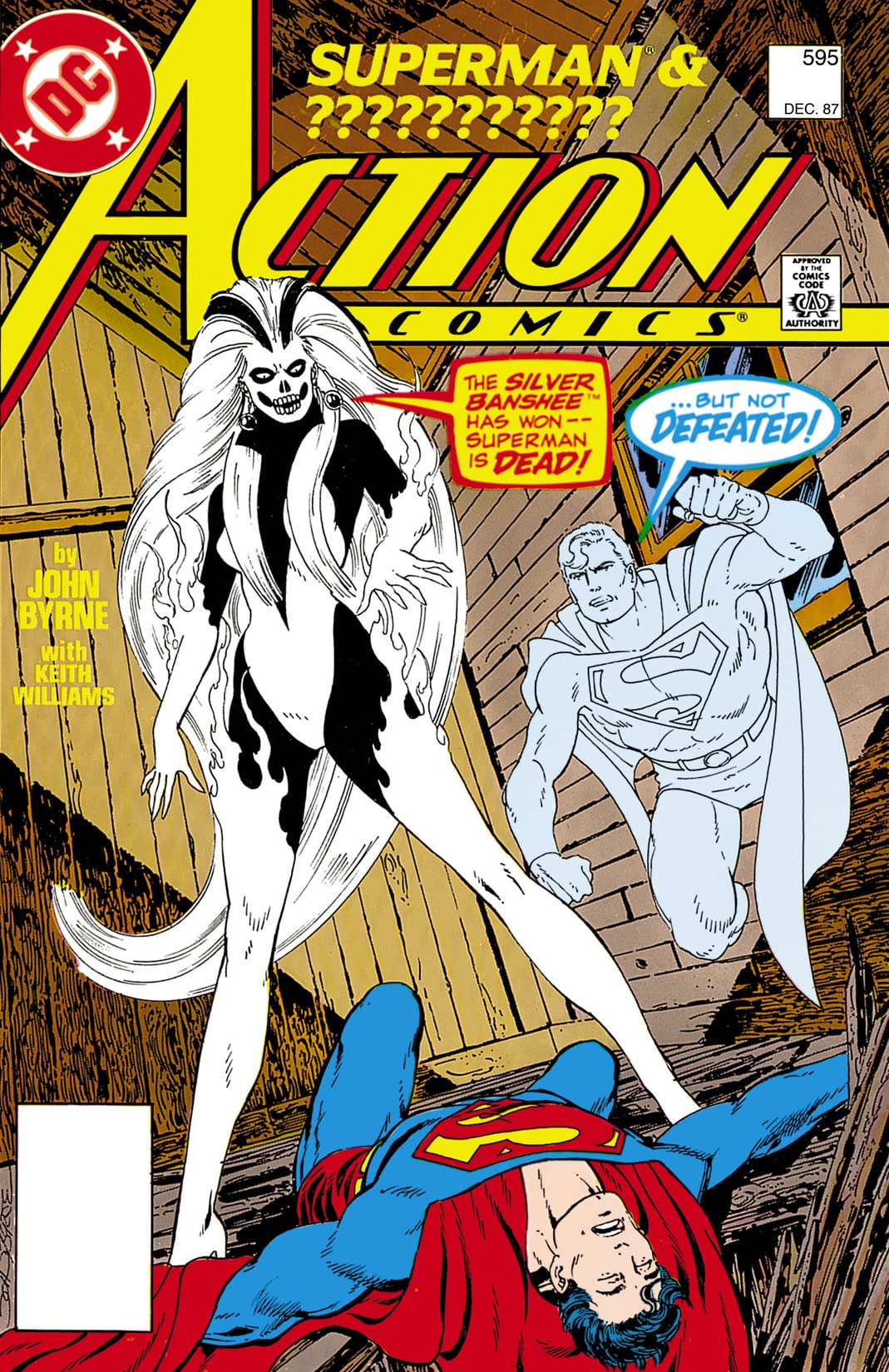 Action Comics #595 cover