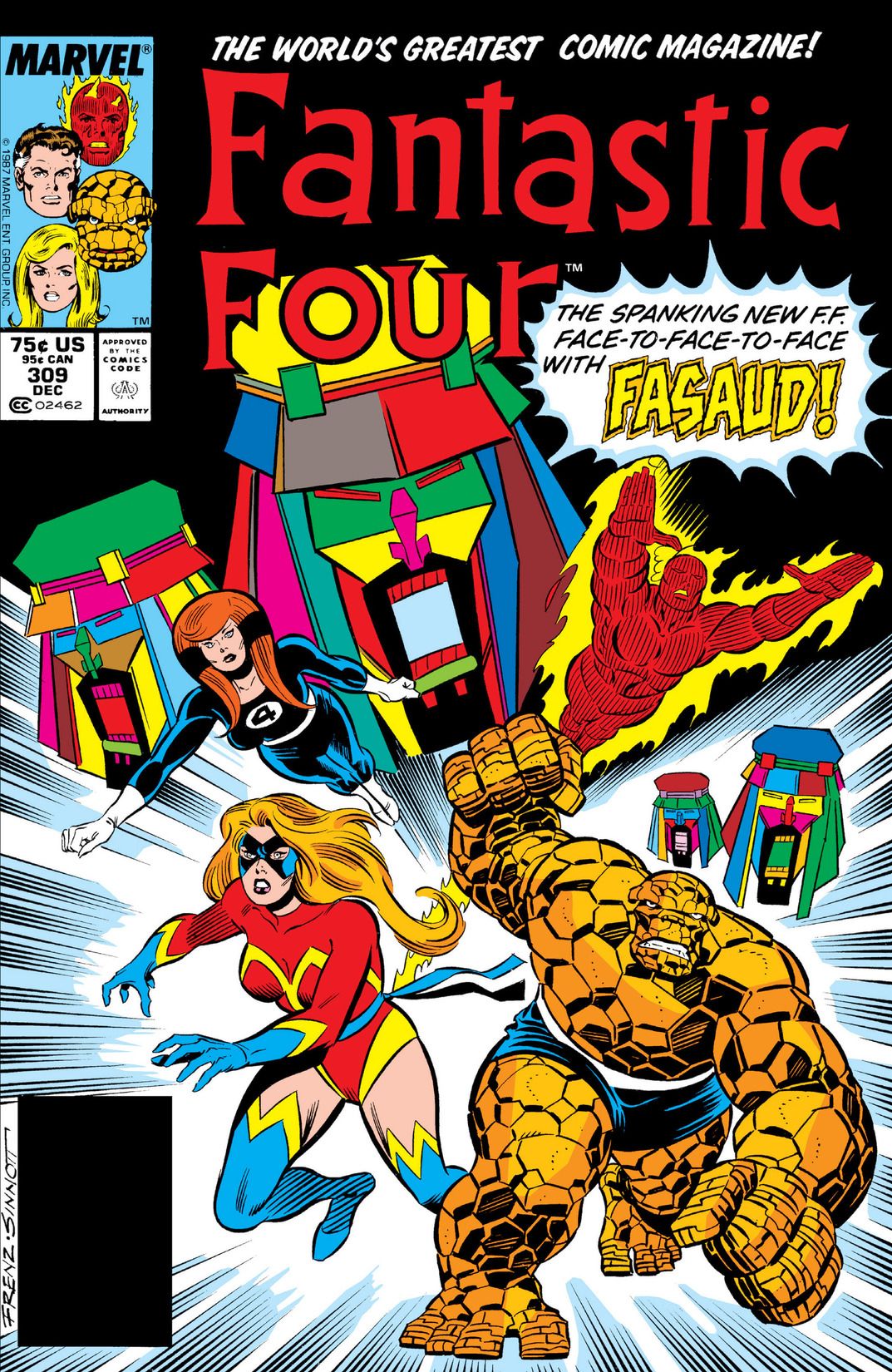 Fantastic Four #309 cover