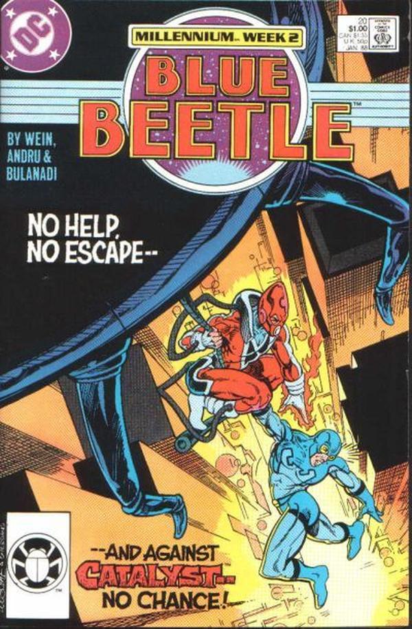 Blue Beetle #20 cover
