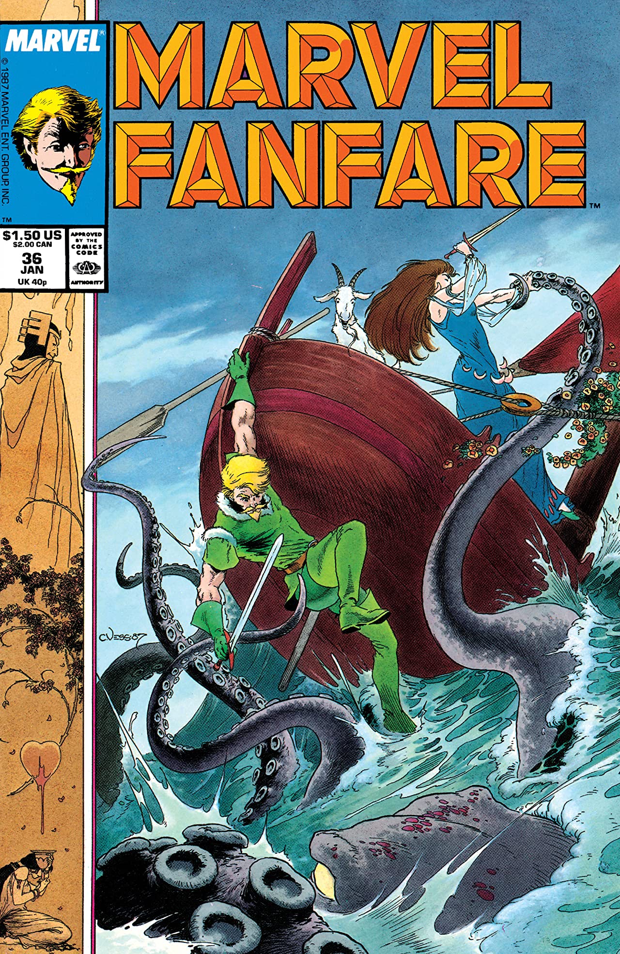 Marvel Fanfare #36 cover