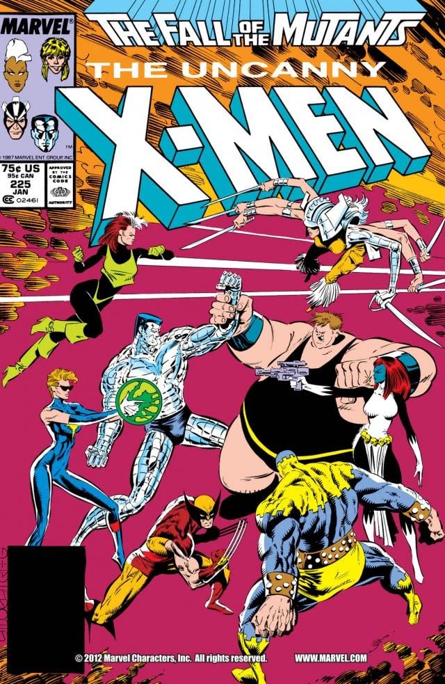 The Uncanny X-Men #225 cover