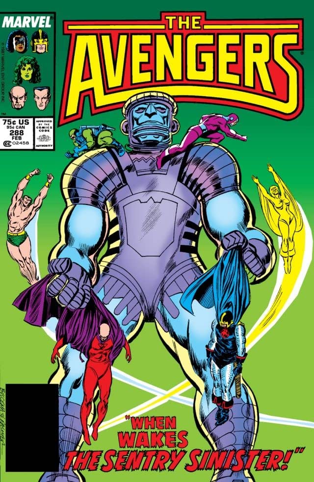 The Avengers #288 cover