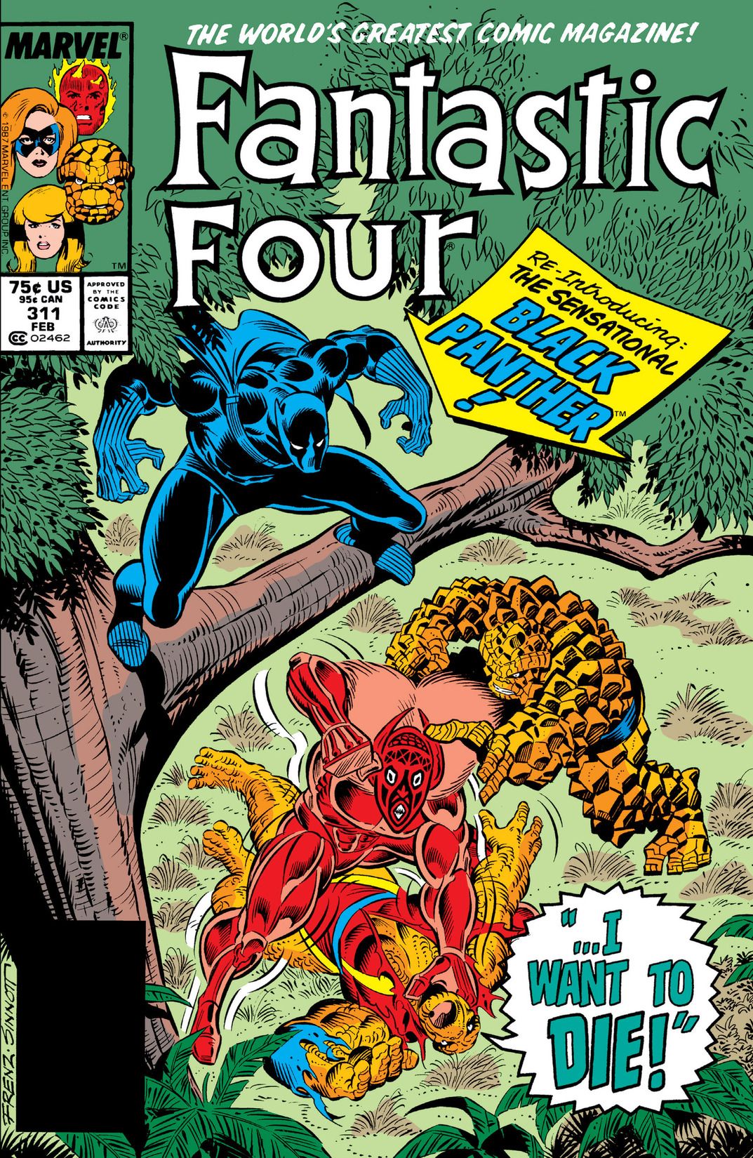 Fantastic Four #311 cover