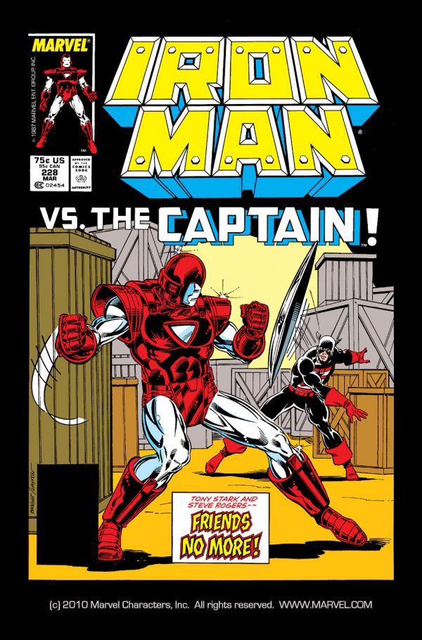 Iron Man #228 cover