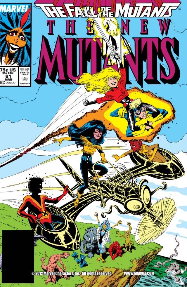 The New Mutants #61 cover