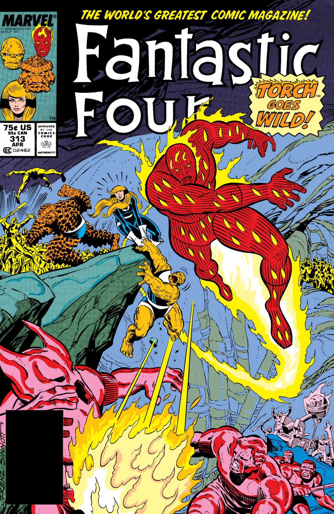 Fantastic Four #313 cover