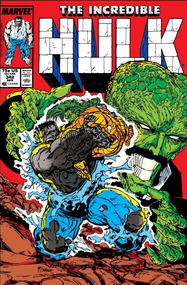 The Incredible Hulk #342 cover