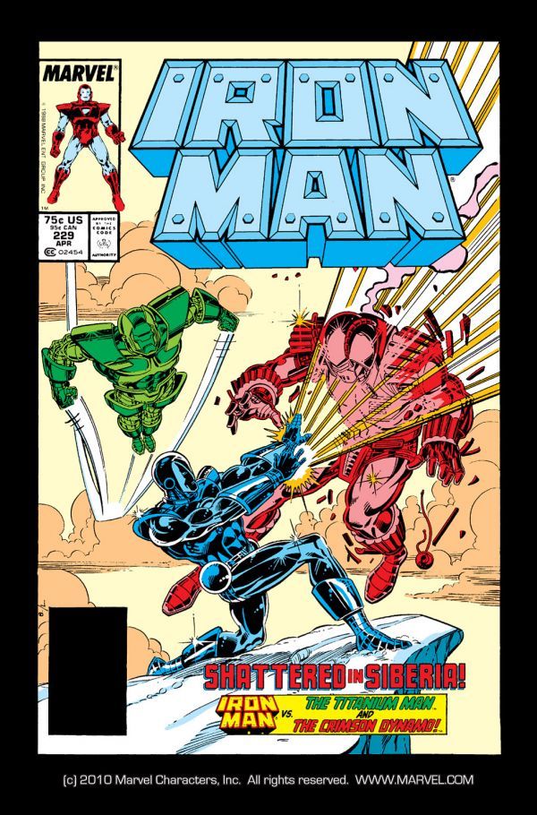 Iron Man #229 cover