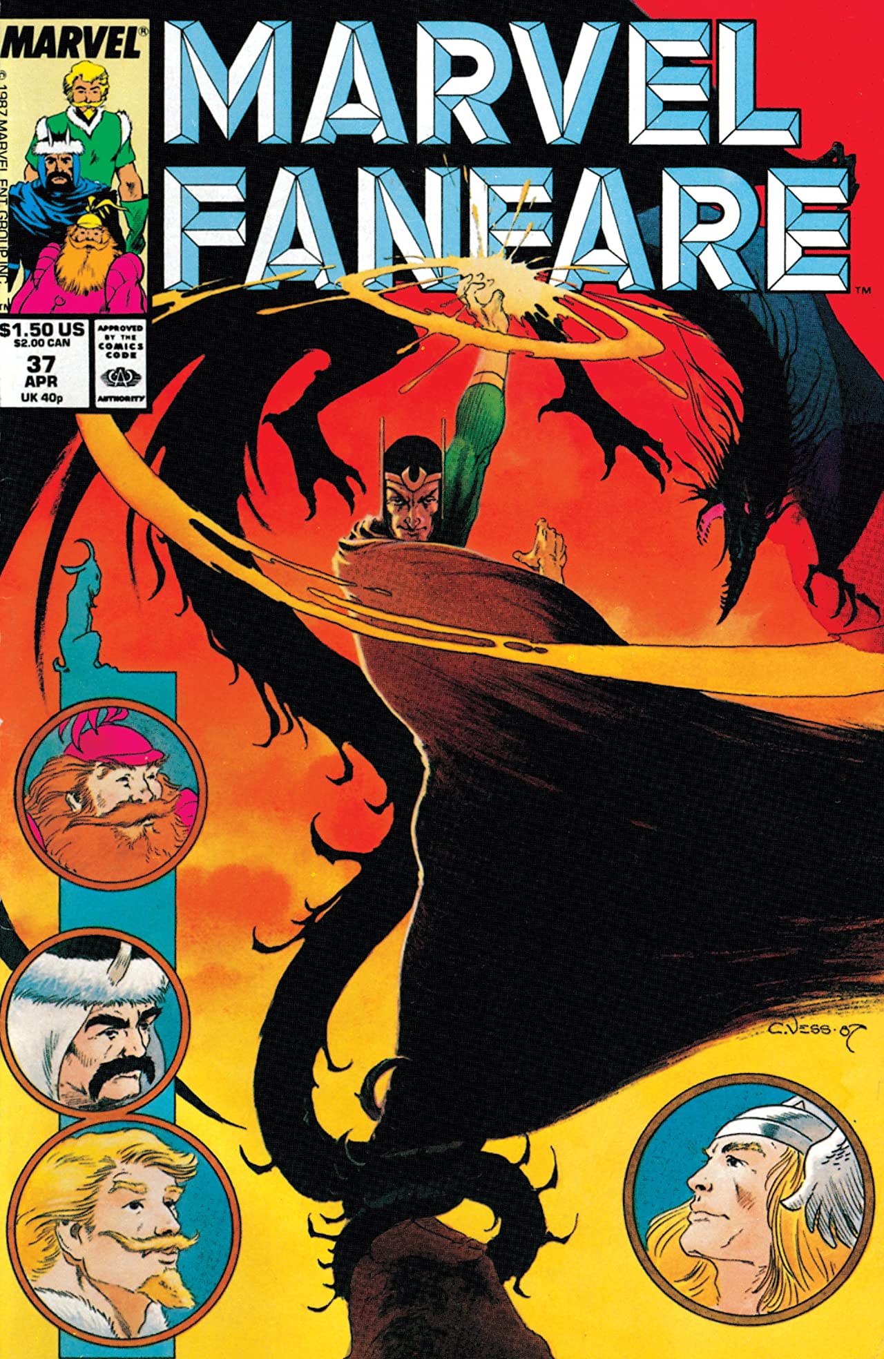 Marvel Fanfare #37 cover