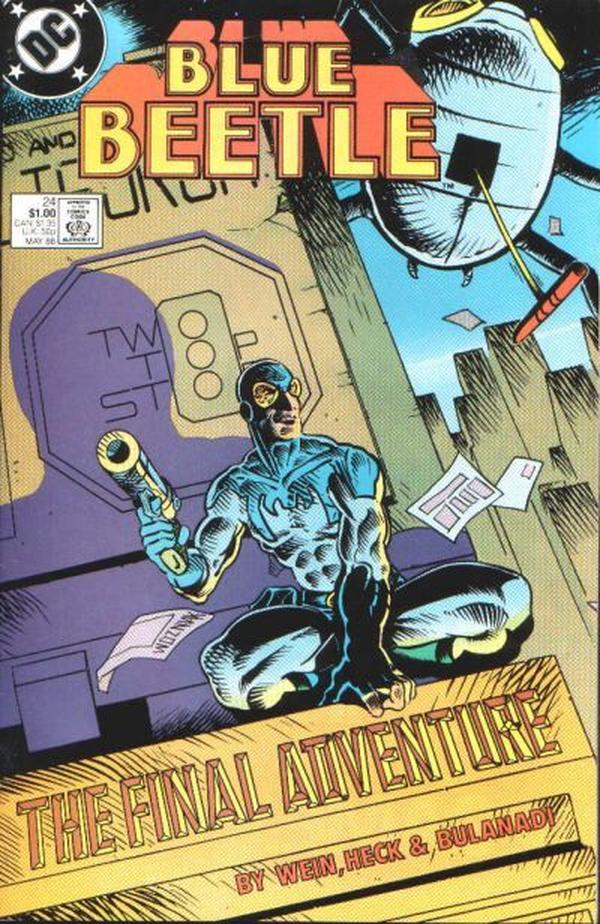 Blue Beetle #24 cover