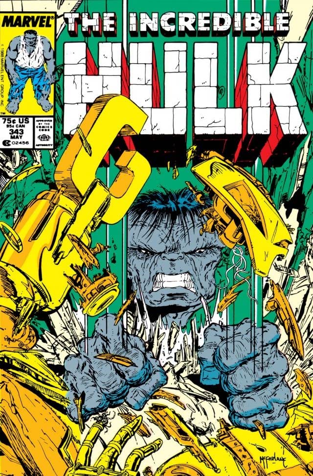 The Incredible Hulk #343 cover