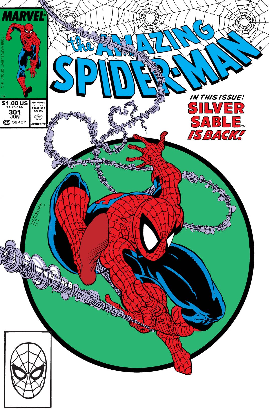 The Amazing Spider-Man #301 cover