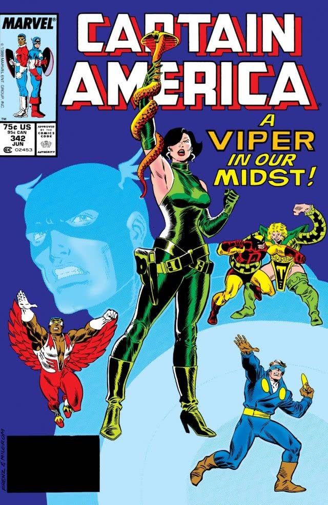 Captain America #342 cover