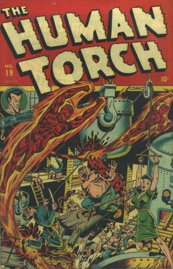 The Human Torch #19 cover