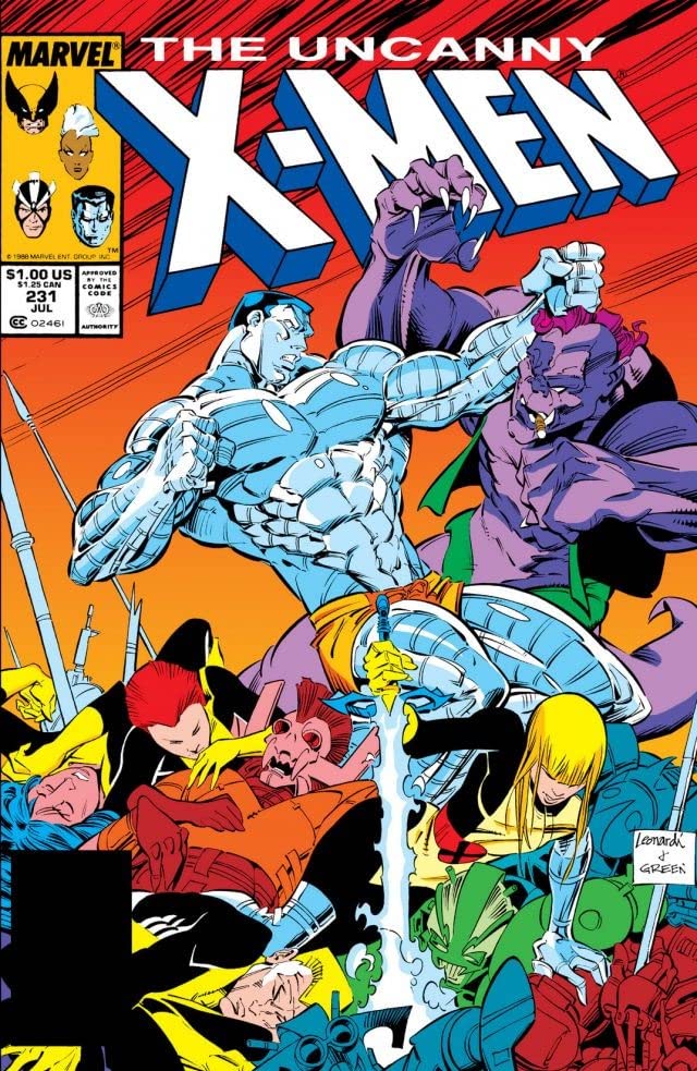 The Uncanny X-Men #231 cover