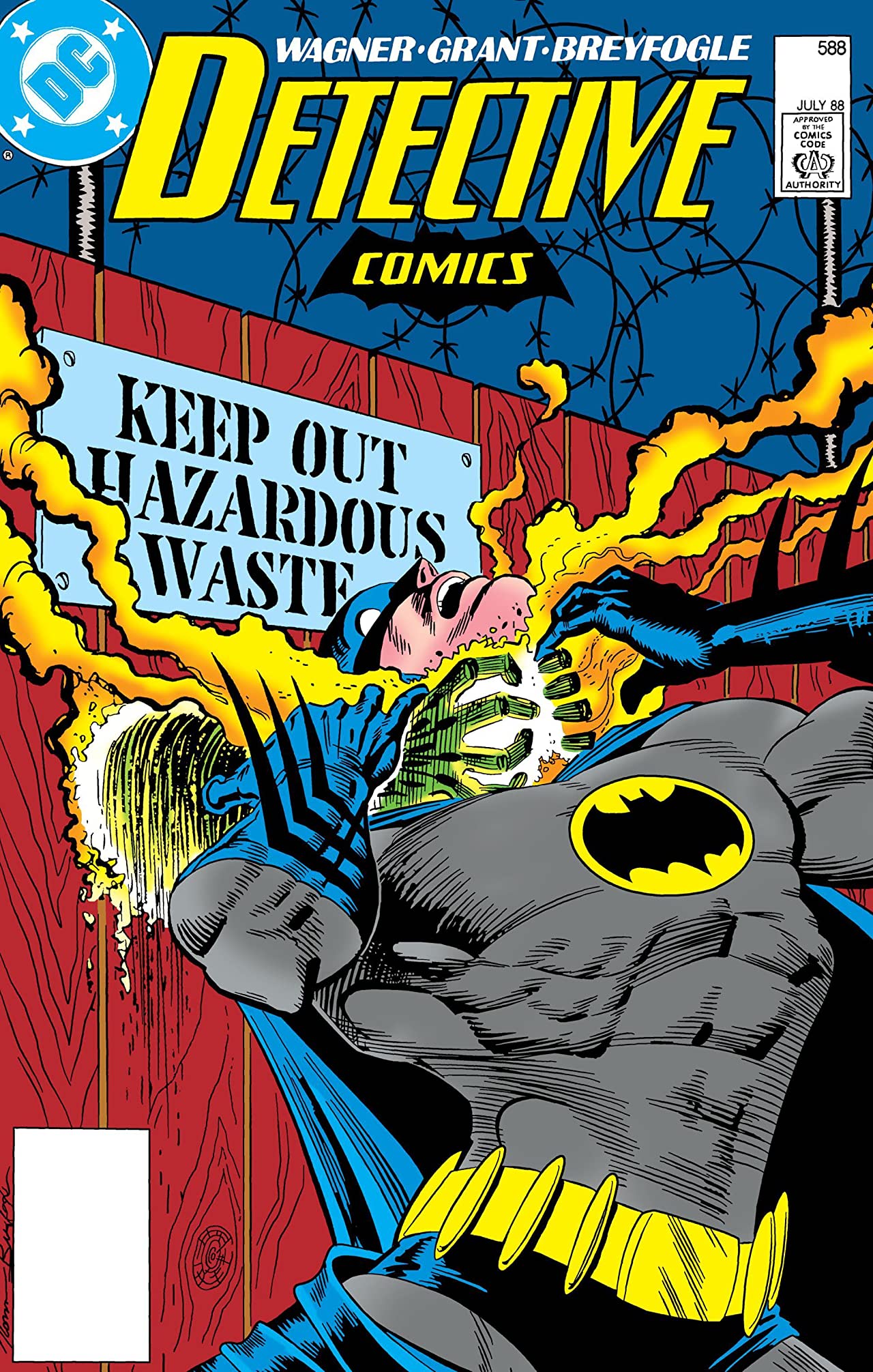 Detective Comics #588 cover