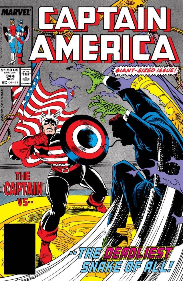 Captain America #344 cover
