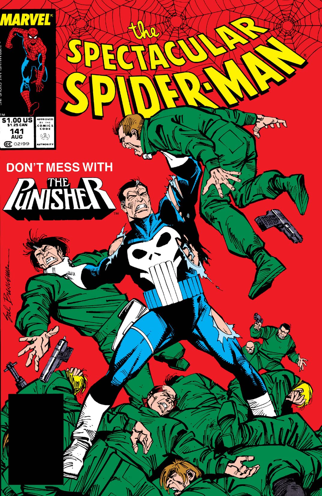 The Spectacular Spider-Man #141 cover