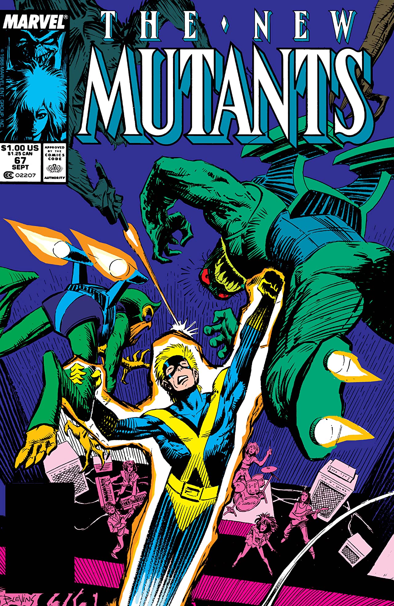 The New Mutants #67 cover