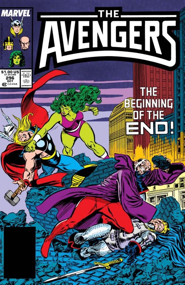 The Avengers #296 cover