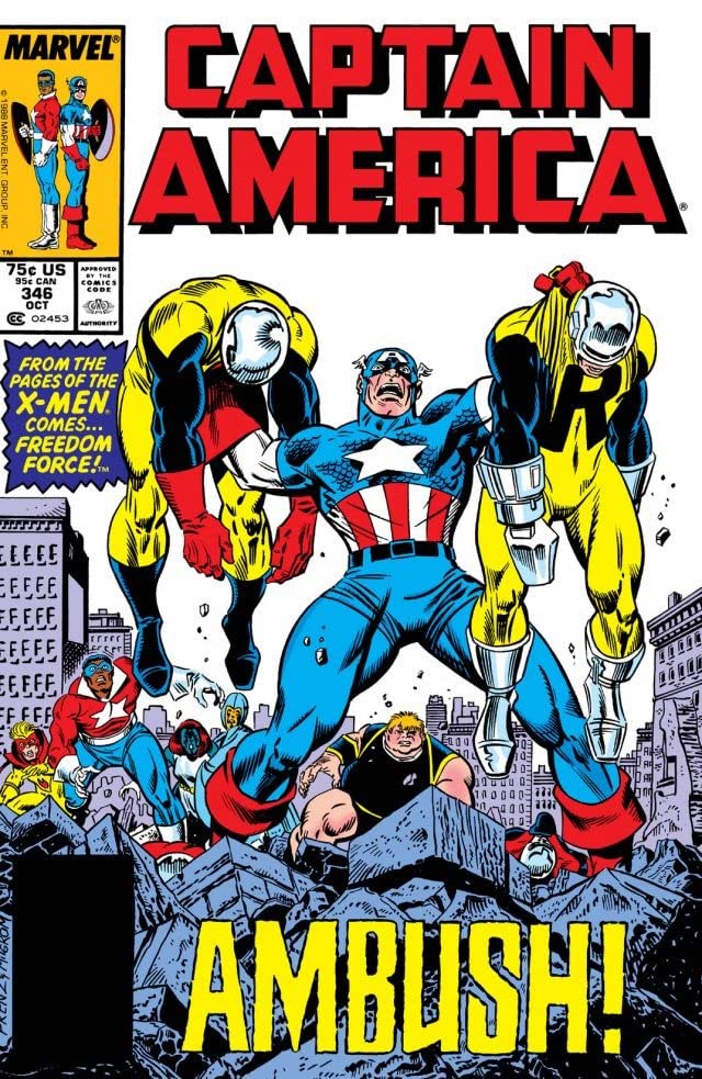 Captain America #346 cover