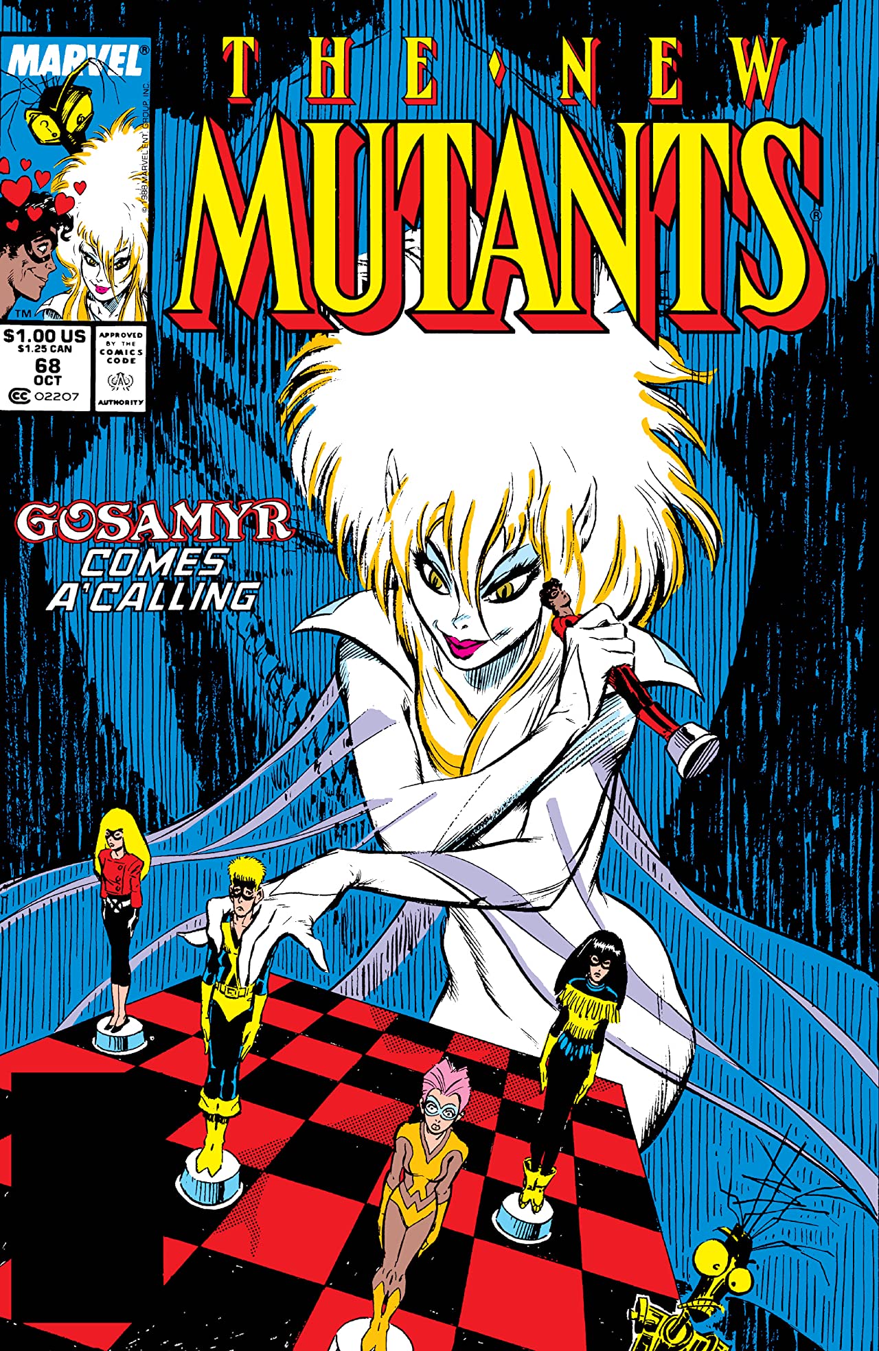 The New Mutants #68 cover