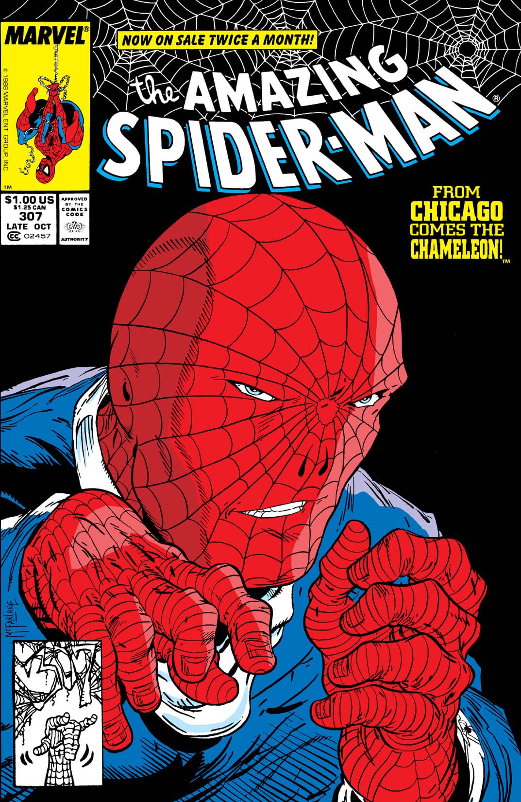 The Amazing Spider-Man #307 cover