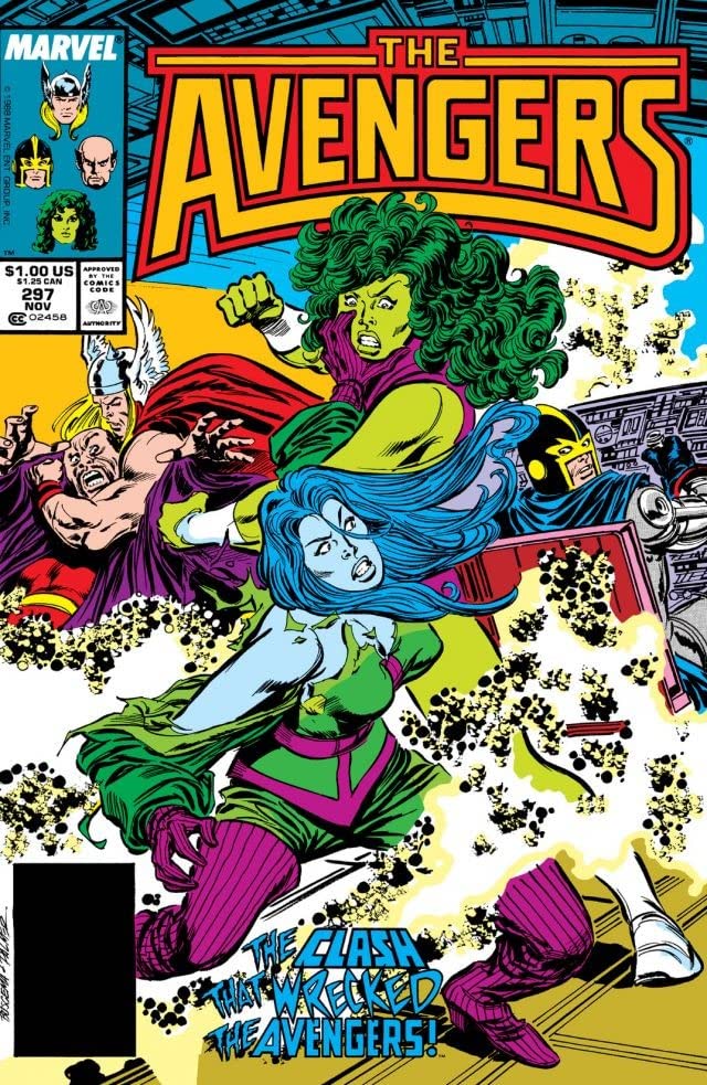 The Avengers #297 cover