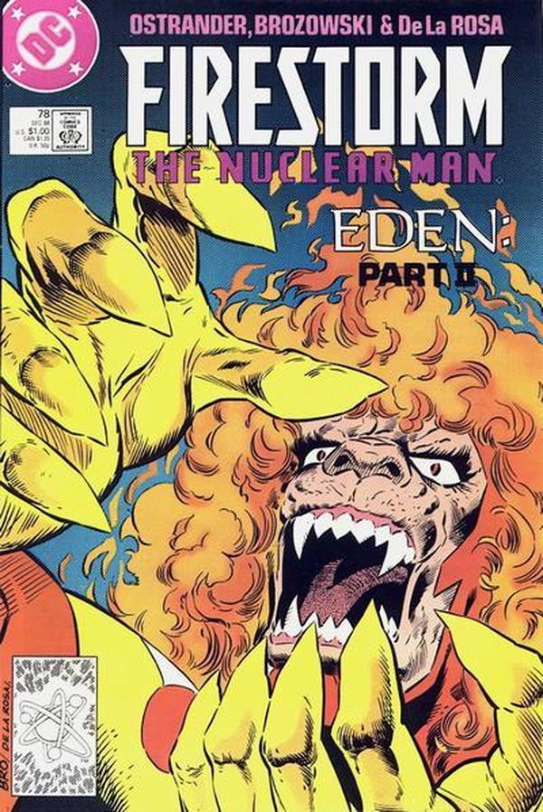 Firestorm the Nuclear Man #78 cover