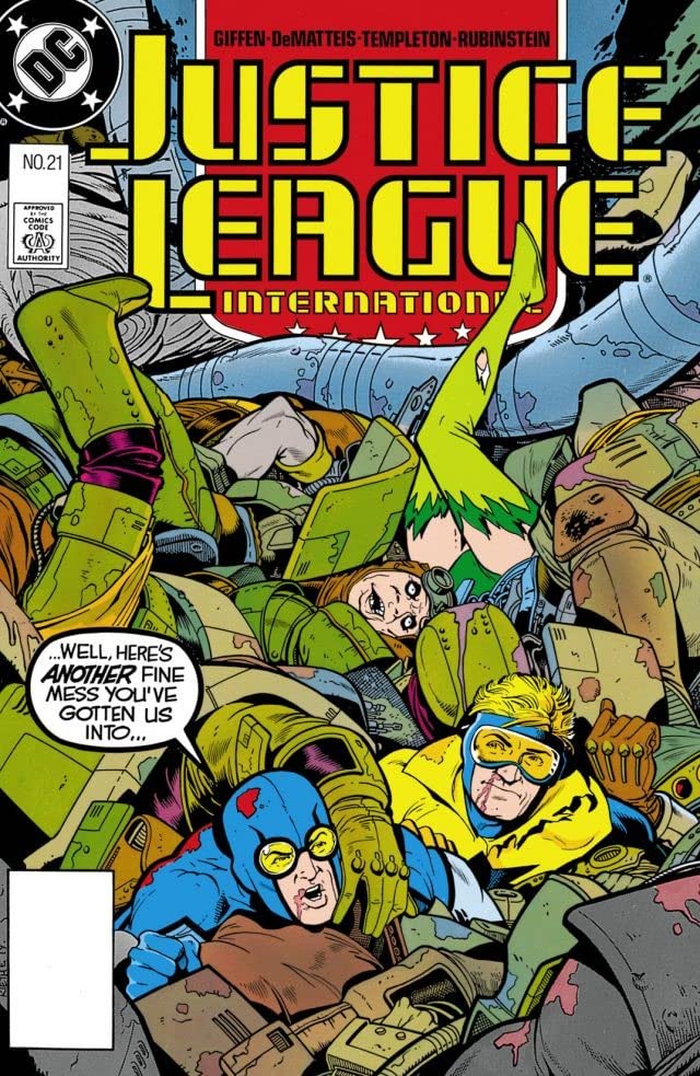 Justice League International #21 cover
