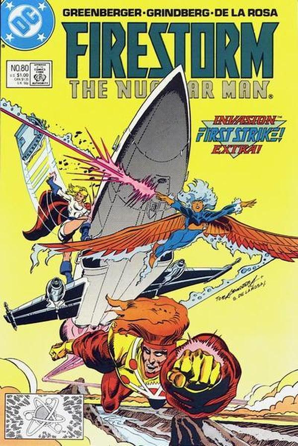 Firestorm the Nuclear Man #80 cover