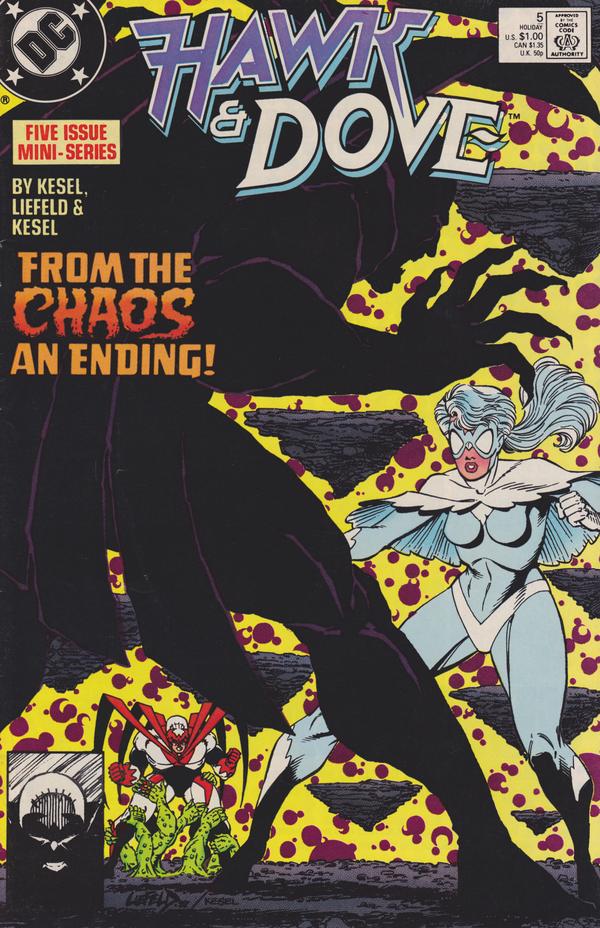 Hawk and Dove #5 cover