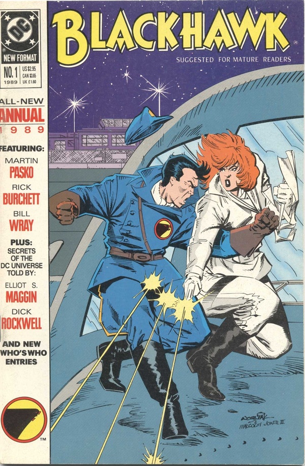 Blackhawk Annual #1 cover