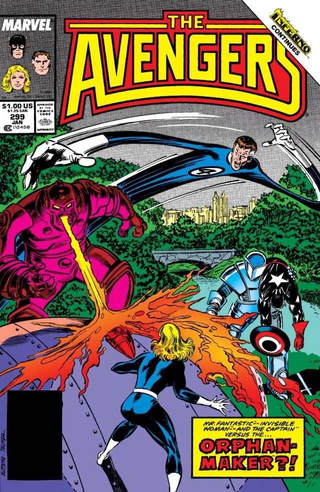 The Avengers #299 cover