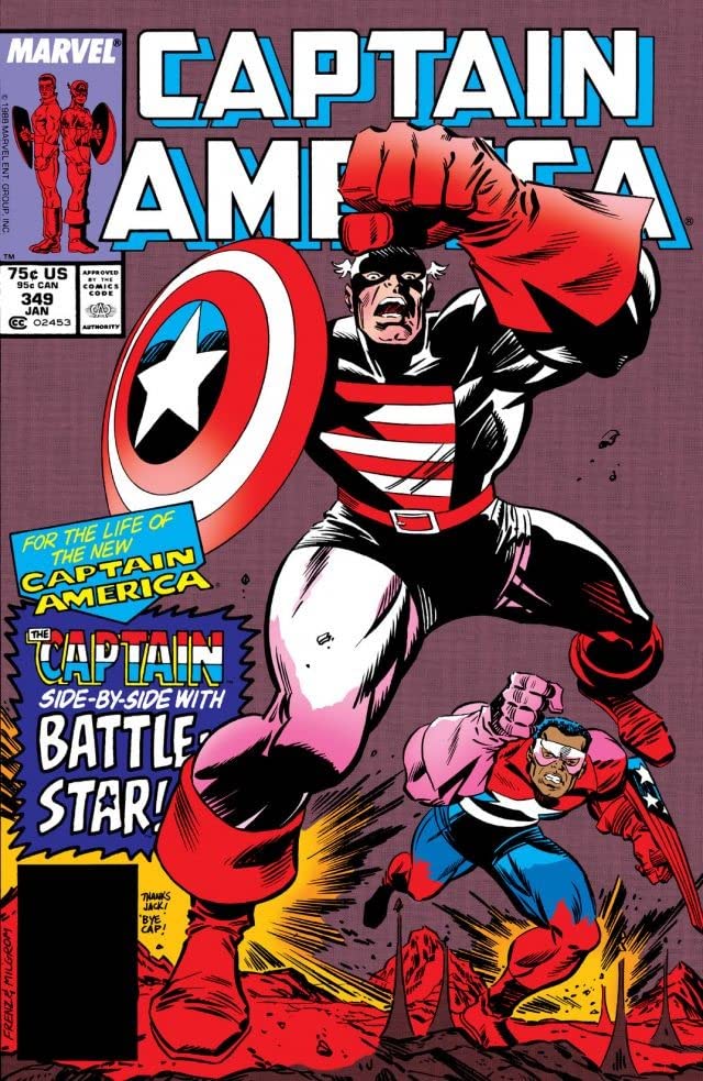 Captain America #349 cover