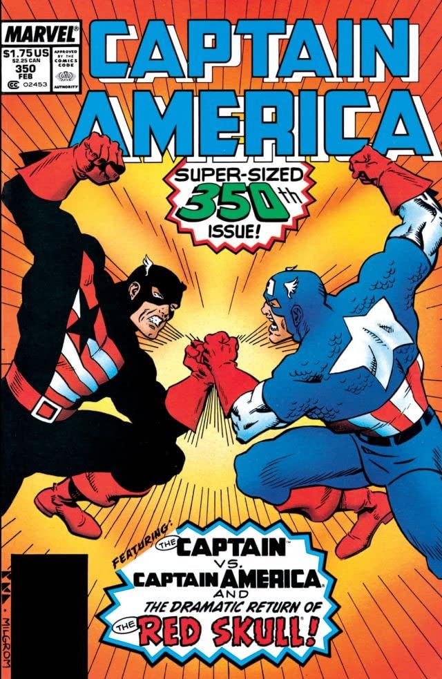 Captain America #350 cover