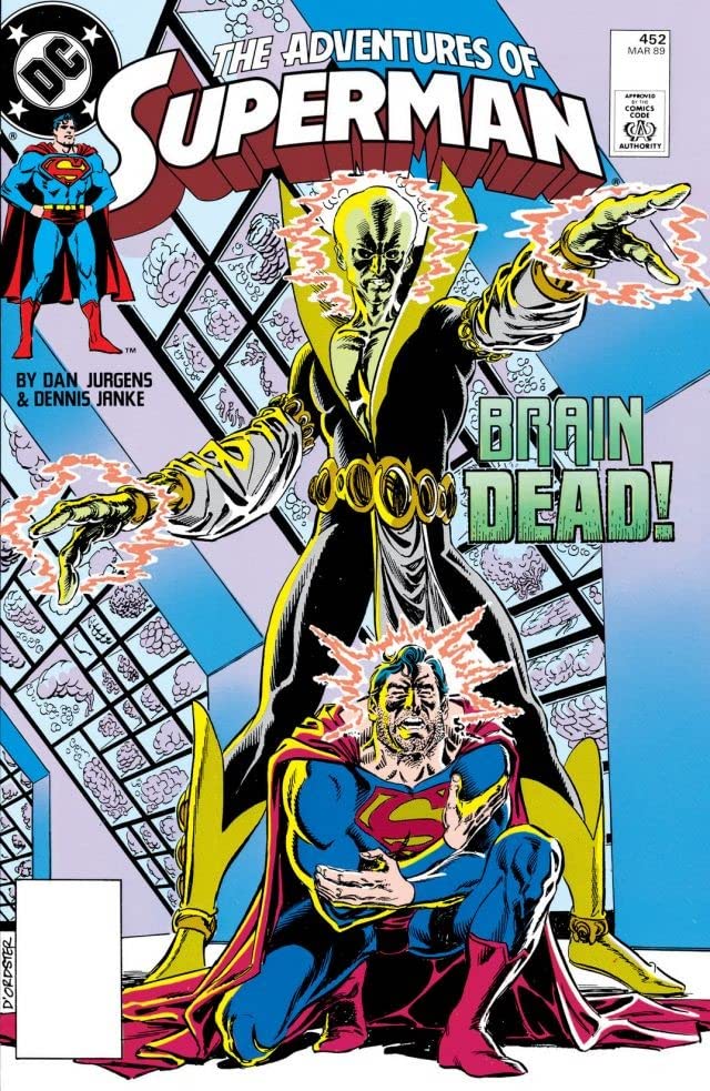 Adventures of Superman #452 cover