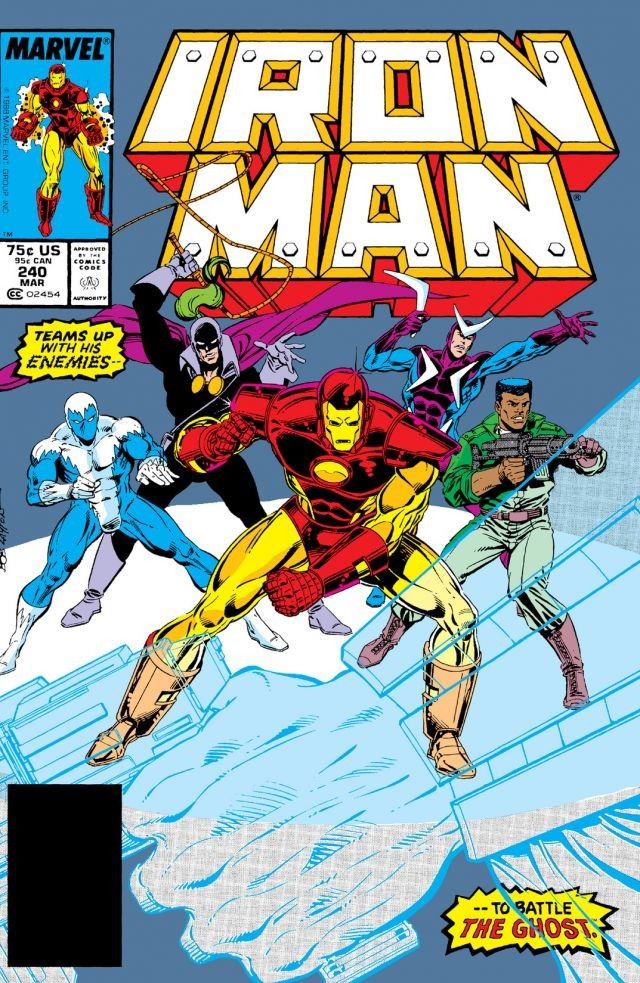Iron Man #240 cover