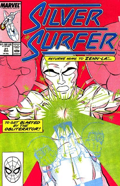 Silver Surfer #21 cover