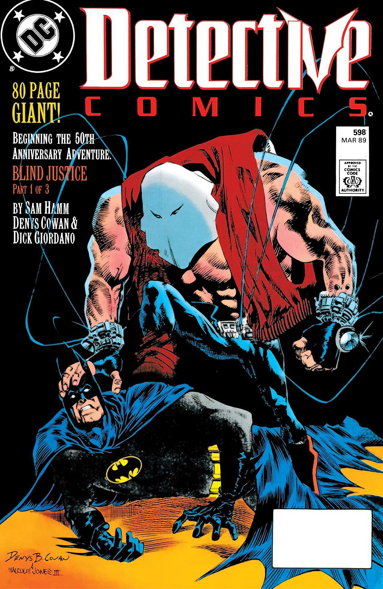 Detective Comics #598 cover
