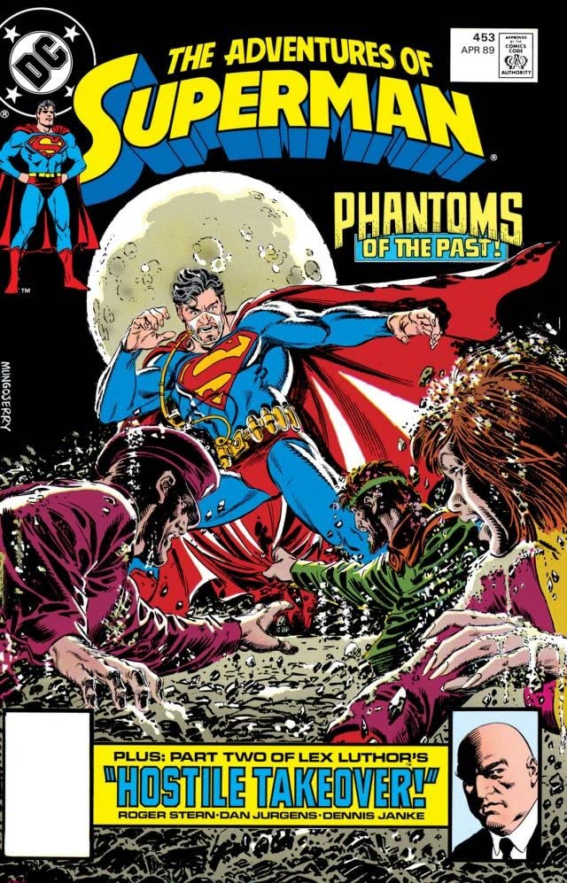 Adventures of Superman #453 cover