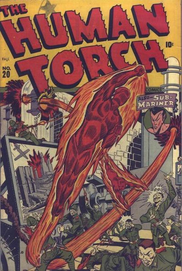 The Human Torch #20 cover
