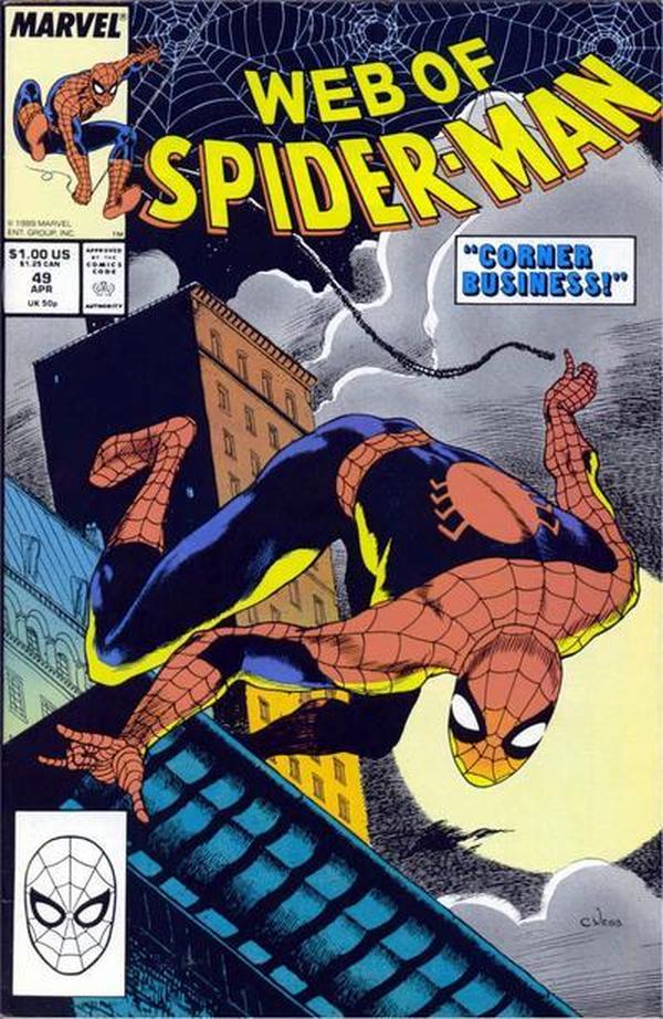 Web of Spider-Man #49 cover